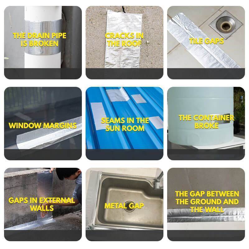 💧 LIMITED-TIME 50% OFF! 🛠️ Super Waterproof Butyl Tape – Seals Cracks, Blocks Leaks, Weather Resistant ✨