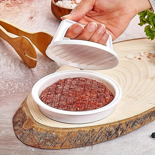 🍔 BUY 1 GET 1 FREE! ✨ Burger Press – Uniform patties, fat‑draining plate & non‑slip grip ✨