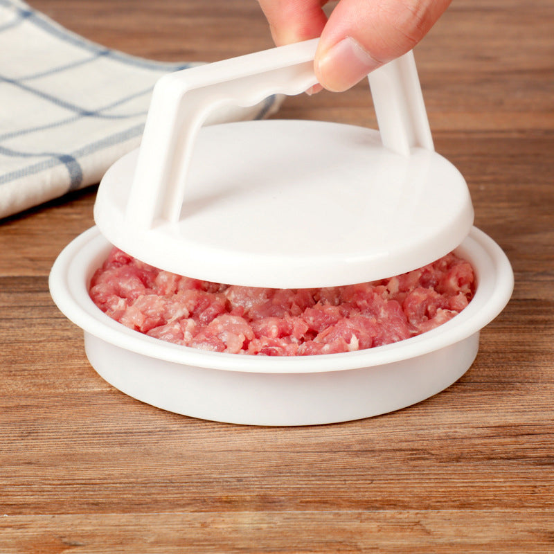 🍔 BUY 1 GET 1 FREE! ✨ Burger Press – Uniform patties, fat‑draining plate & non‑slip grip ✨