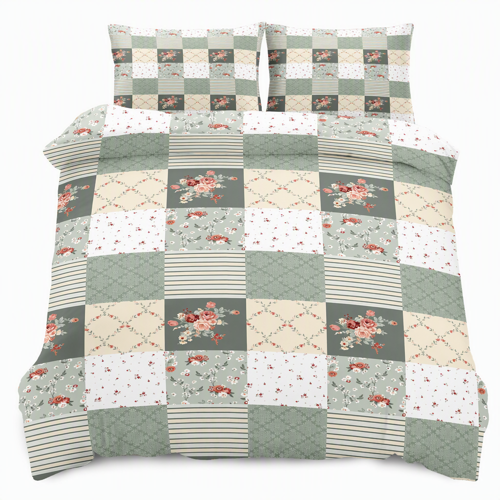 🛏️ LIMITED‑TIME 50% OFF! 💐 All Season Brushed Floral Bedding Set – Soft, Reversible, Decorative ✨