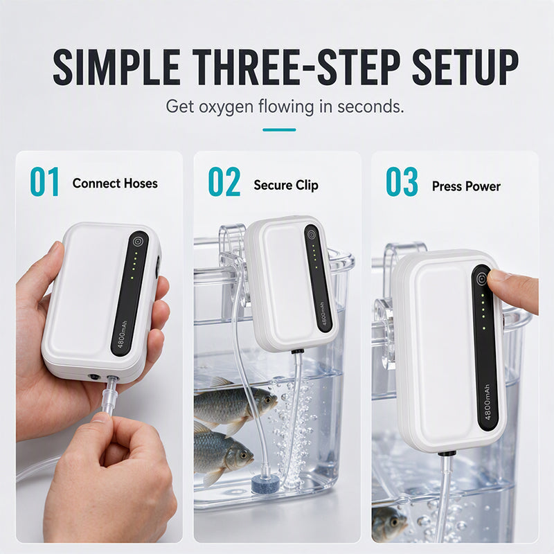 💨 Save 50%! 🧴 Portable Oxygen Pump – Rechargeable, compact & easy to use ✨