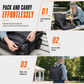 📢📢Limited Time on Sale！⏰ Heated Stadium Seat: Portable Foldable Chair with Backpack Straps, USB Heating, 5 Angles, Waterproof for Outdoor Events
