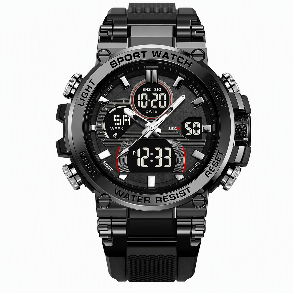 ⏳Time-Limited Special⏰Tactical Style 50M Waterproof Multifunctional Digital Sports Watch