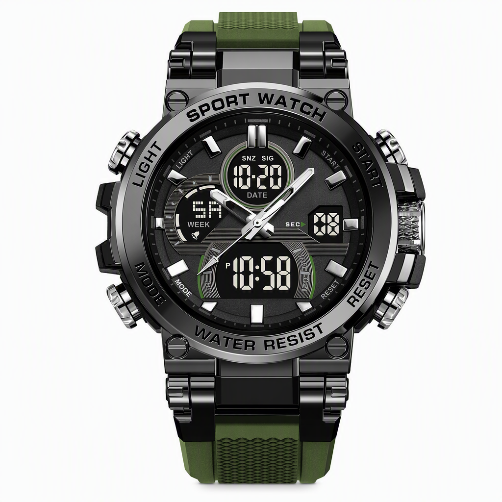 ⏳Time-Limited Special⏰Tactical Style 50M Waterproof Multifunctional Digital Sports Watch