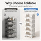 🛒 LIMITED‑TIME 50% OFF! ✨ Multi‑Tier Foldable Storage Cart – Mobile, Compact, Multi‑Room 📦
