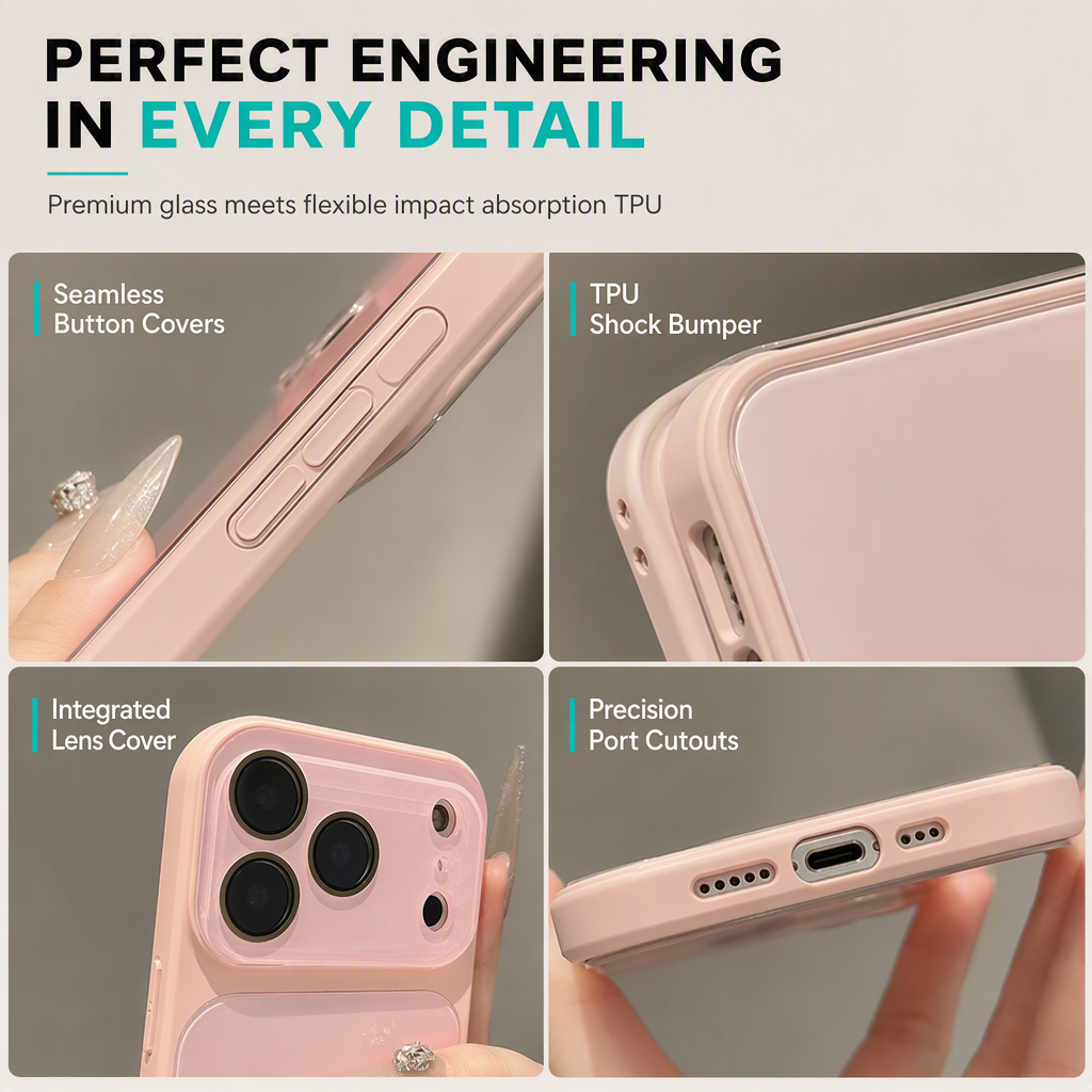 ❄️ LIMITED‑TIME 50% OFF! ✨ Full Coverage Ice‑Feeling Glass Phone Case – Cool, Scratch‑Resistant, Slim 📱