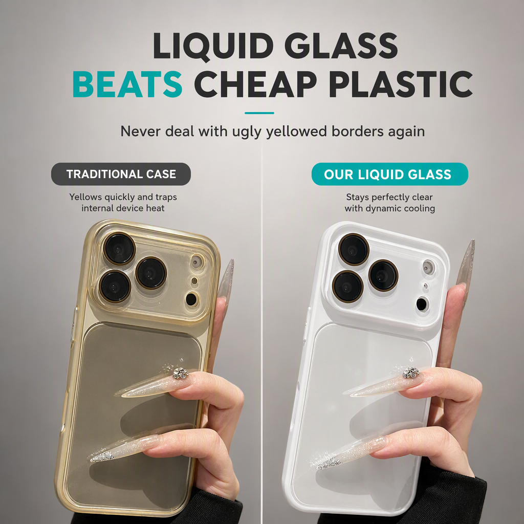 ❄️ LIMITED‑TIME 50% OFF! ✨ Full Coverage Ice‑Feeling Glass Phone Case – Cool, Scratch‑Resistant, Slim 📱