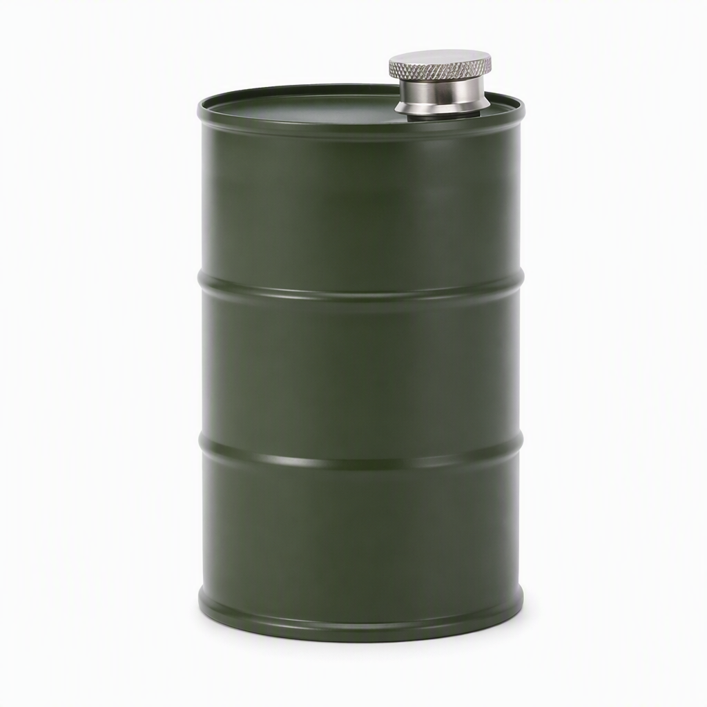 ⏰ 50% OFF! 🥃 Portable 304 Stainless Steel Jerry Can Shaped Hip Flask – Food-Grade Pure Steel, Ultra-Secure Leakproof Cap & Weatherproof Coating – Rugged Outdoor Companion 🏕️✨