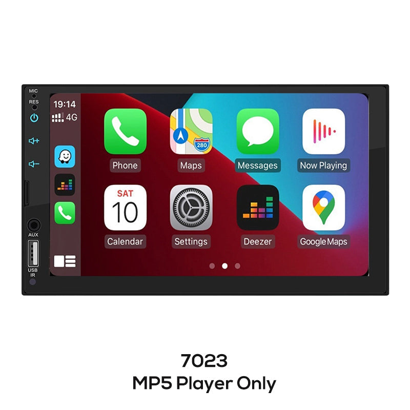 7-Inch Double DIN Car Stereo with iOS & Android Auto