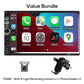 7-Inch Double DIN Car Stereo with iOS & Android Auto