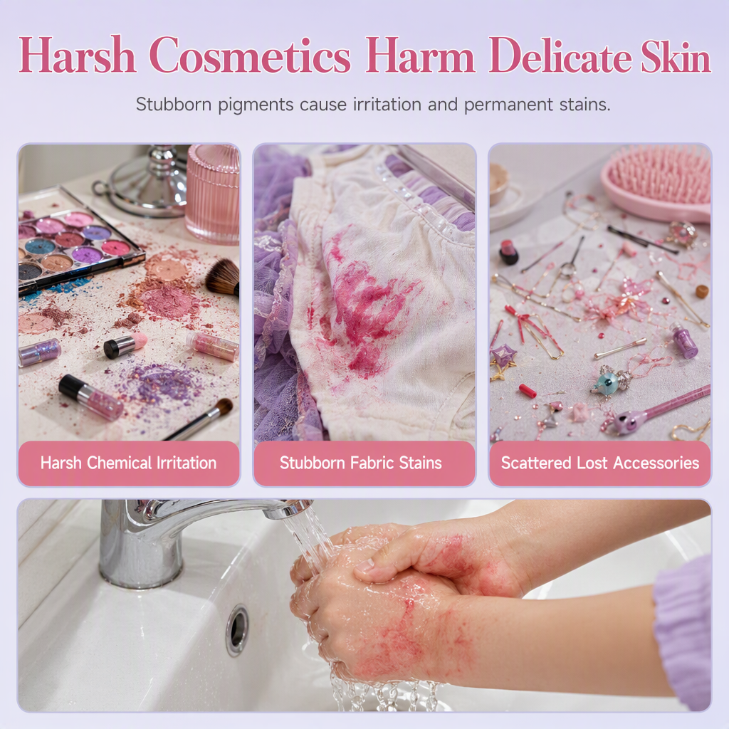 💄 LIMITED‑TIME 50% OFF! ✨ Washable Princess Makeup Set – Kid‑Safe Non‑Toxic Pretend Beauty Toy Gift 👸