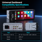 6.5 Inch Single Din Car MP5 Player with Wireless CarPlay and Android Auto FM Radio
