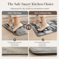 American Style Water Absorbent Kitchen Rug and Mat Set Non Slip Crystal Velvet Floor Mats for Home Entryway