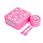 🍱Sealed Food Grade Kids Bento Lunch Box Set with Soup Bowl 4 Compartment Lunch Container for School Students