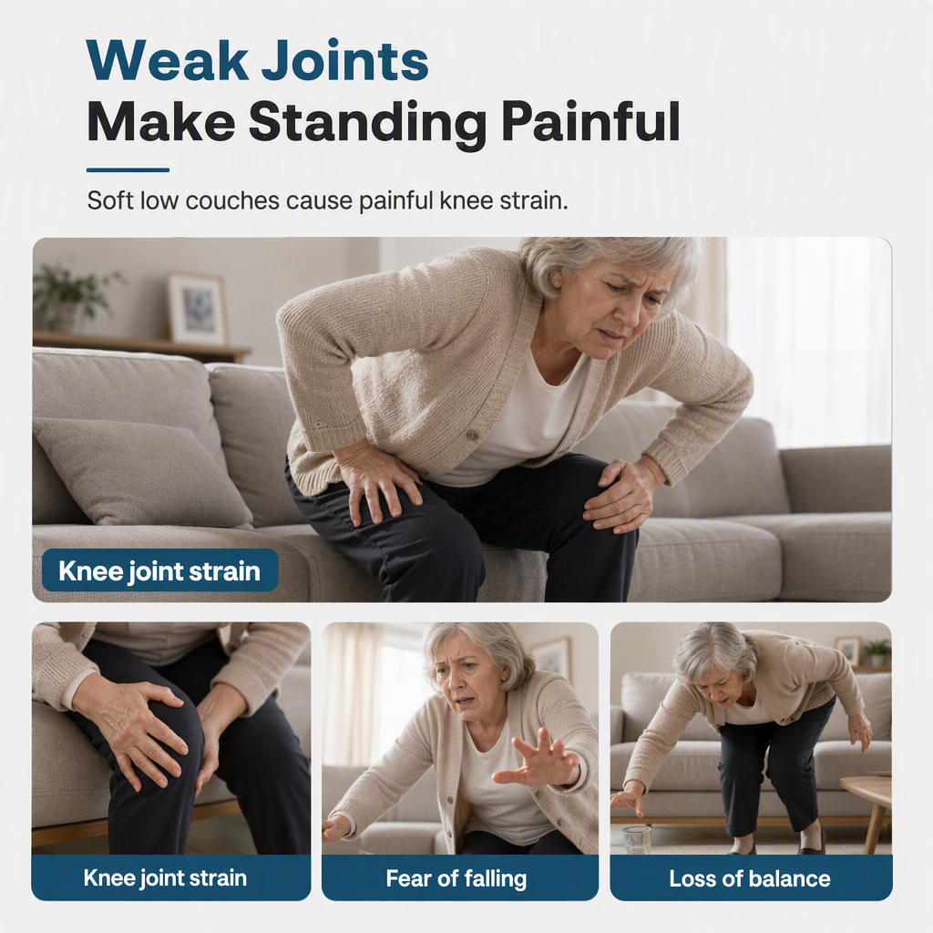 📢📢50% OFF !! ⏰Sofa Stand Assist Rail for Elderly Stainless Steel