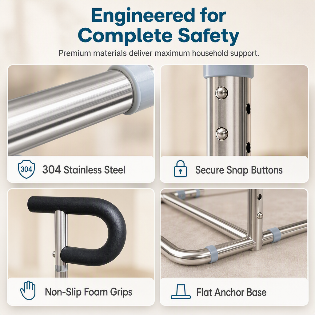 📢📢50% OFF !! ⏰Sofa Stand Assist Rail for Elderly Stainless Steel