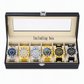 6 Piece Men's Watch Set with Steel Band Fashion Watches in a Gift Box