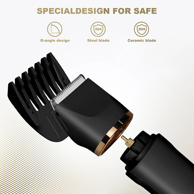 ⏳🔥LIMITED-TIME 50% OFF! ⏰✂️ 3-in-1 Electric Beard Trimmer with Base – Gentle, Quiet, Multi-use 🧔