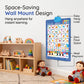 🔤 Bilingual Talking Alphabet Wall Chart – English & Spanish Letters, Interactive Audio Play & Mini Piano