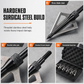 🏹6/12 Piece Emerald Archery Arrows Set with Storage Box Universal for Recurve and Compound Bows