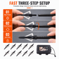 🏹6/12 Piece Emerald Archery Arrows Set with Storage Box Universal for Recurve and Compound Bows