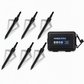 🏹6/12 Piece Emerald Archery Arrows Set with Storage Box Universal for Recurve and Compound Bows