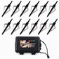 🏹6/12 Piece Emerald Archery Arrows Set with Storage Box Universal for Recurve and Compound Bows