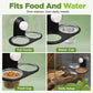 📢📢50% OFF !! ⏰Double Reptile Feeding Ledge with Bowls