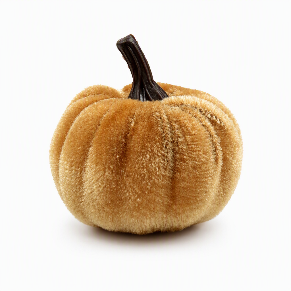 Velvet Pumpkins for Halloween & Thanksgiving