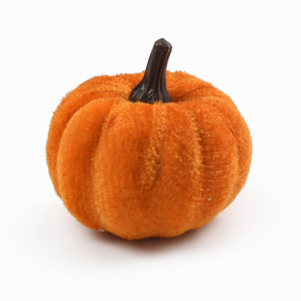 Velvet Pumpkins for Halloween & Thanksgiving