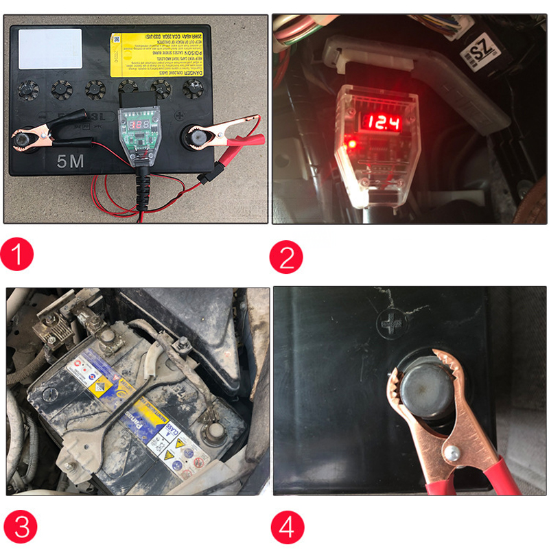 🔋 OBD II 12V Car Memory Saver | Voltage Display