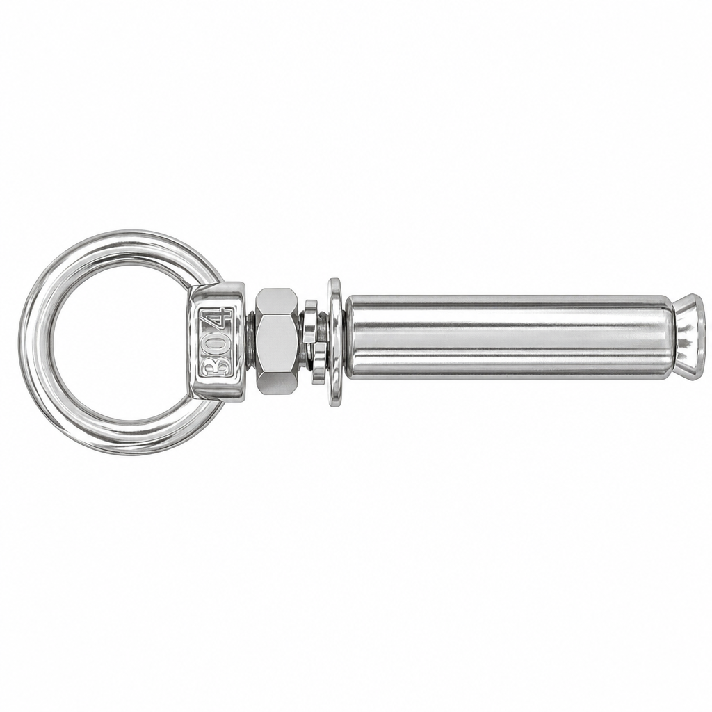 📢📢50% OFF !! ⏰304 Stainless Steel Eyebolt Expansion Bolts with Ring Hook Lifting Eye Anchor Screws