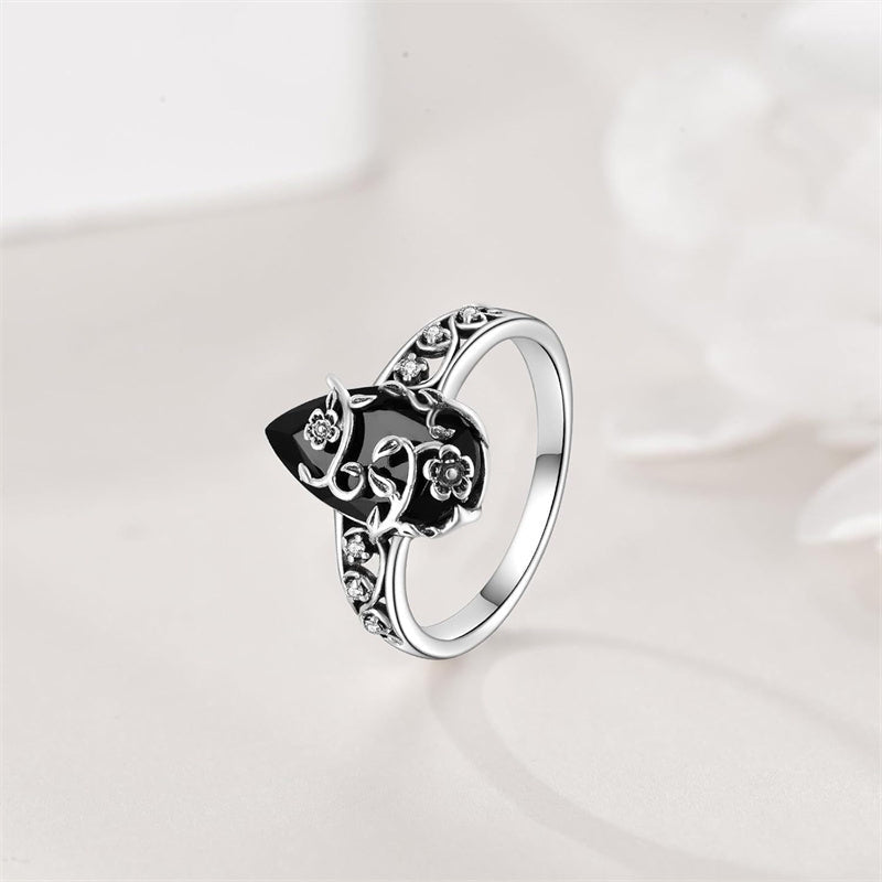 Bohemian Vintage Floral Vine Ring