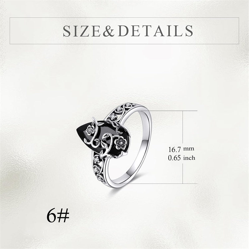 Bohemian Vintage Floral Vine Ring
