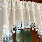 Versatile Country Style Curtain with Star Lace Trim