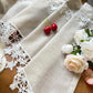 Versatile Country Style Curtain with Star Lace Trim