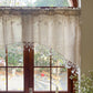 Versatile Country Style Curtain with Star Lace Trim