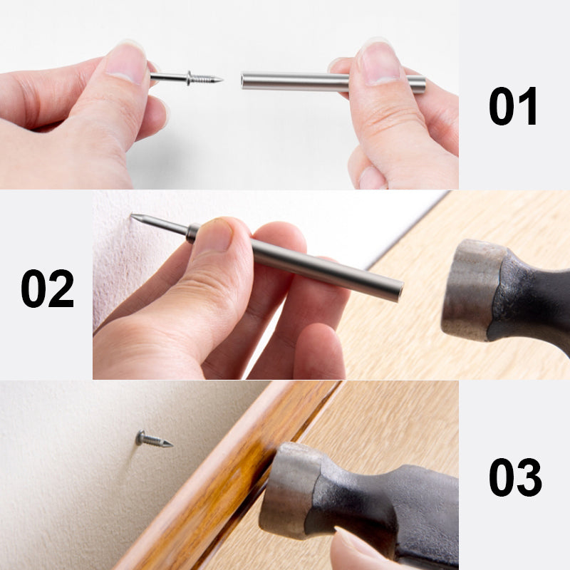 🔨 Save 50%! 🛠️ Carbon Steel Nails – Seamless installation & durable ✨