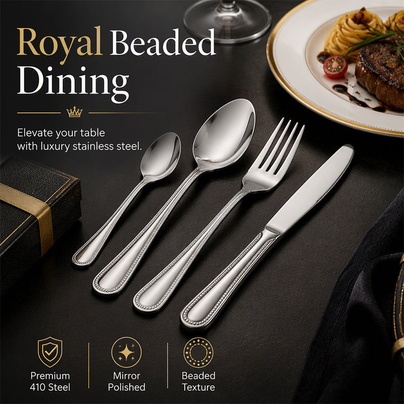 4-Piece Stainless Steel Flatware Set