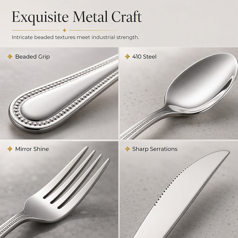 4-Piece Stainless Steel Flatware Set