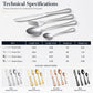 4-Piece Stainless Steel Flatware Set