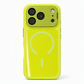 Magnetic Matte Mobile Phone Case with Camera Lens Kickstand Protective Cover