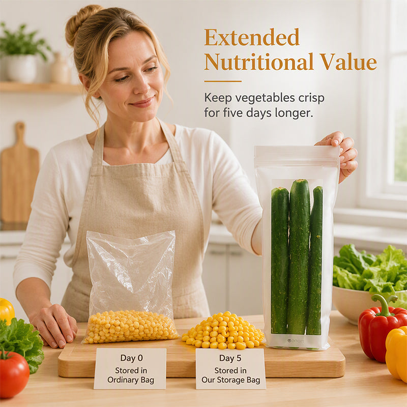 🥡 LIMITED-TIME 50% OFF! 💧 Transparent Food-Grade Double-Seal Bags – Leakproof, Fresh-Keeping, Sturdy ✨