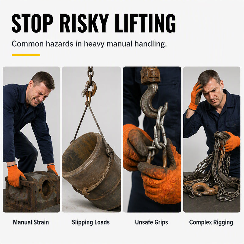 🏗️ 50% OFF NOW! 🔒 Self-Locking Lifting Clamp – 500KG Capacity, Gravity Lock & Narrow Profile – For Warehouse, Workshop & Construction 💪