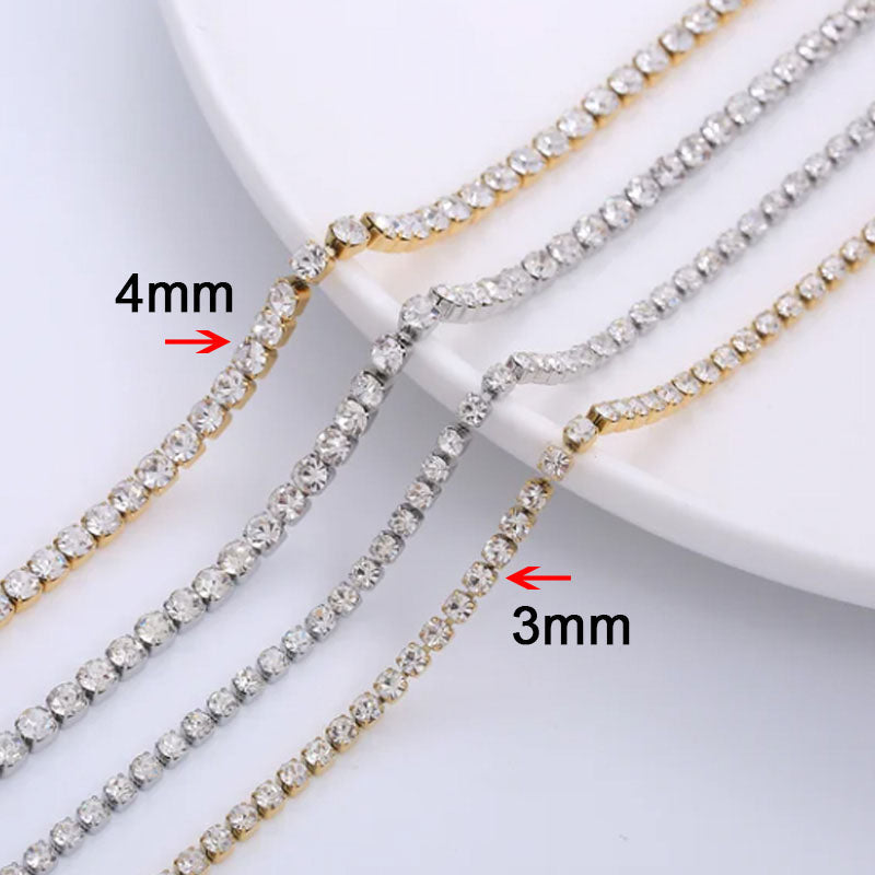 Luxury Full Zircon Tennis Necklace