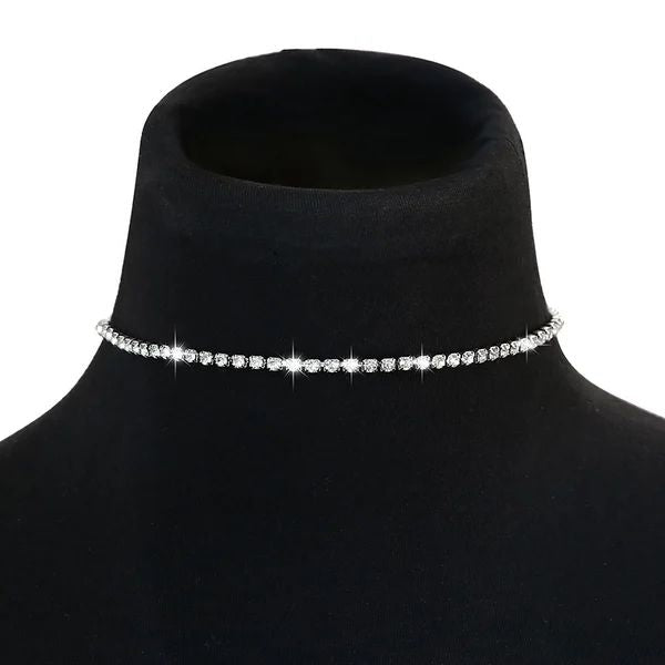 Luxury Full Zircon Tennis Necklace