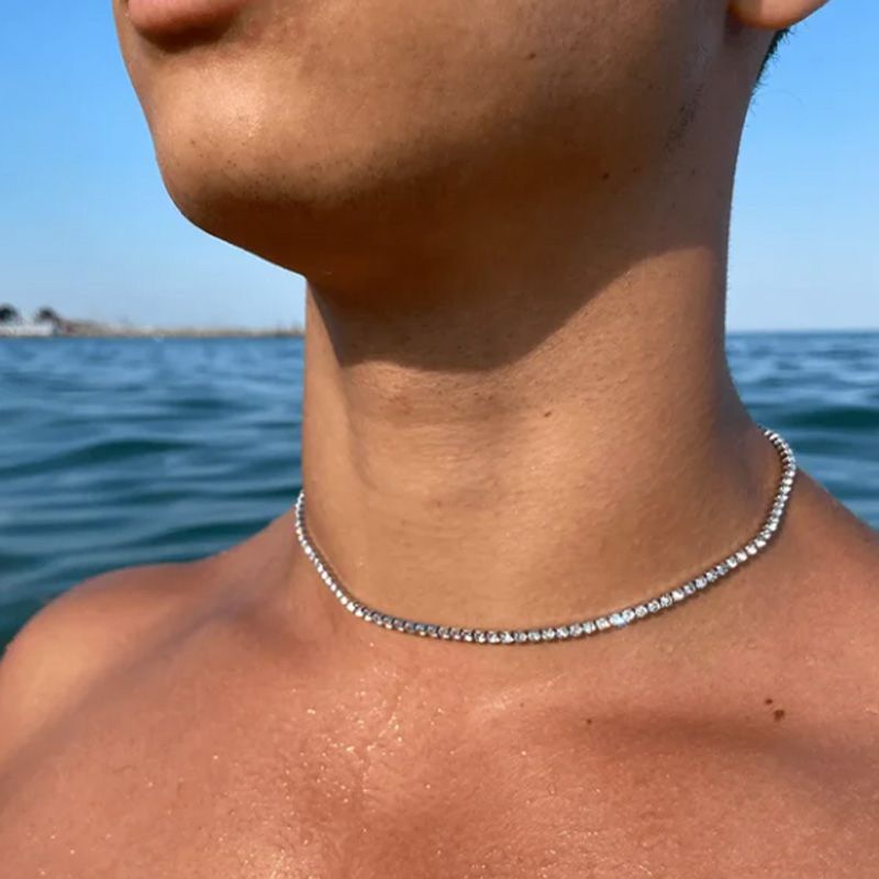 Luxury Full Zircon Tennis Necklace