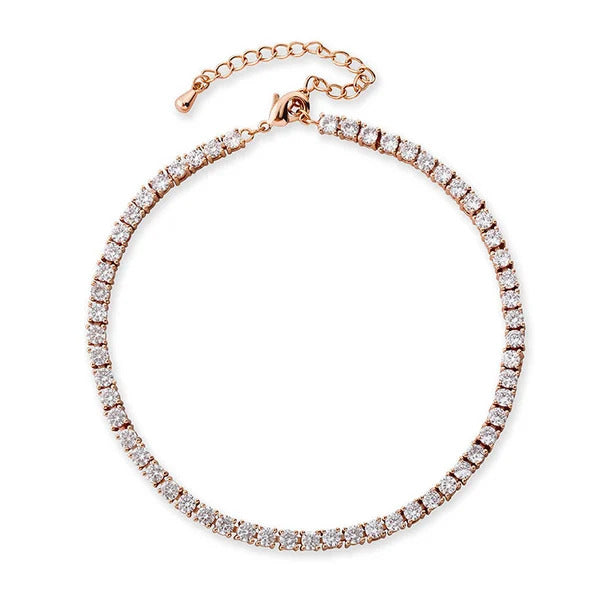 Luxury Full Zircon Tennis Necklace