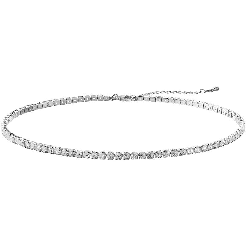 Luxury Full Zircon Tennis Necklace