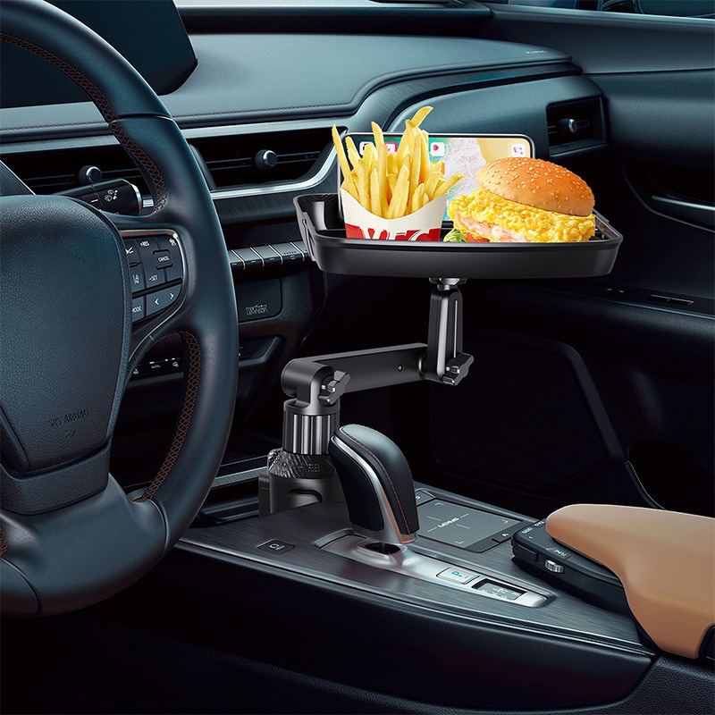 360° Rotating Car Food Tray & Phone Holder